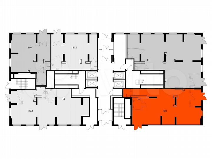 Продам помещение свободного назначения, 128 м²