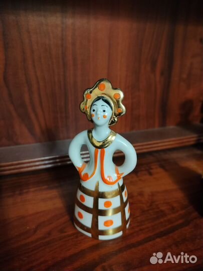 Матрешка невеста дулево фарфор СССР
