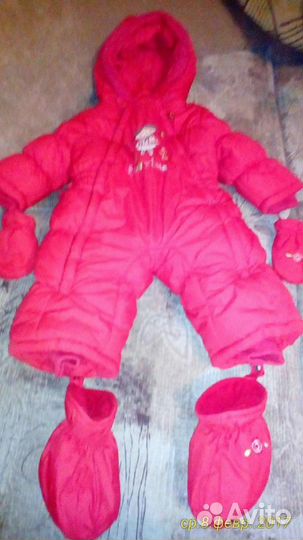 Зимний комбинезон для девочки