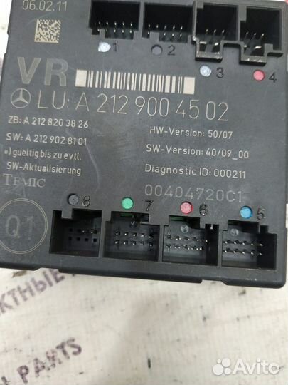 Блок двери w212 Mercedes передний правый