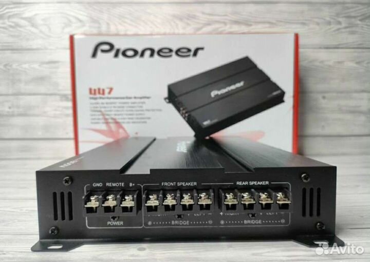 Автомобильный усилитель Pioneer 4-х каналный 1800W