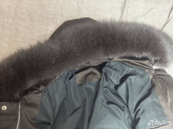 Пуховик женский 46 оверсайз