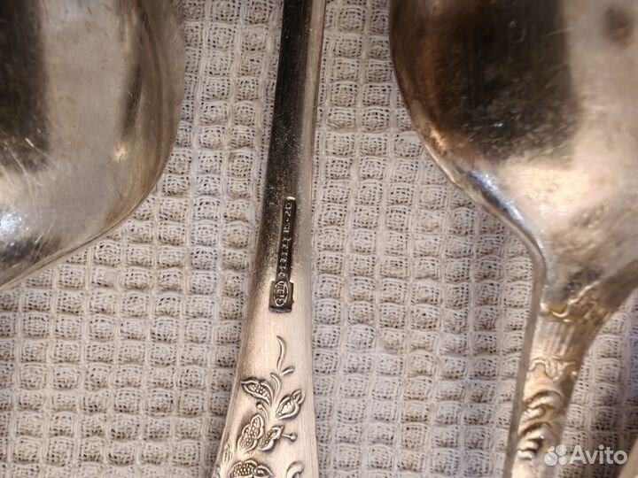 Столовый набор мельхиор СССР ложки