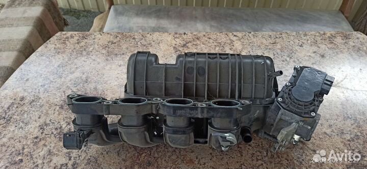 Дроссель и клапан EGR на двс 1nzfe toyota