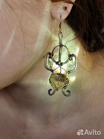 Авторские серьги