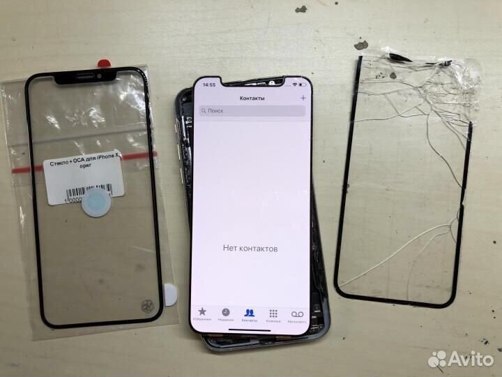 Замена, переклейка стекла iPhone, iPad, AppleWatch