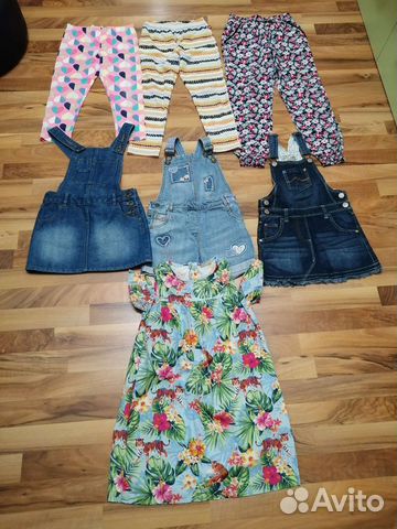 Пакет вещей на девочку р. 116-128