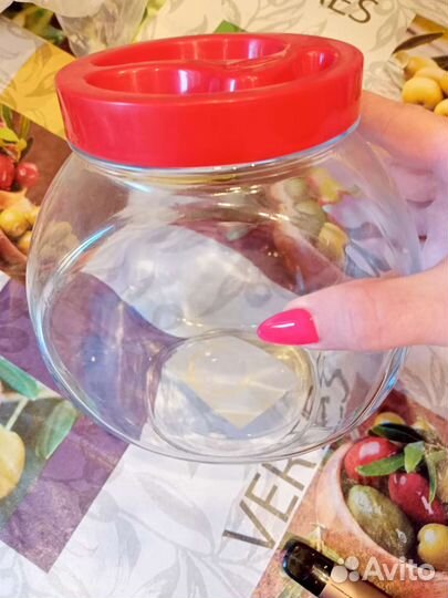 Банки для сыпучих продуктов стекло