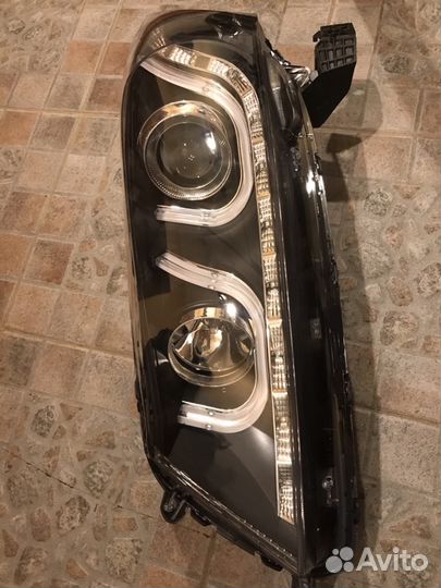 Новые фары Honda Accord 8th gen (американец), DRL