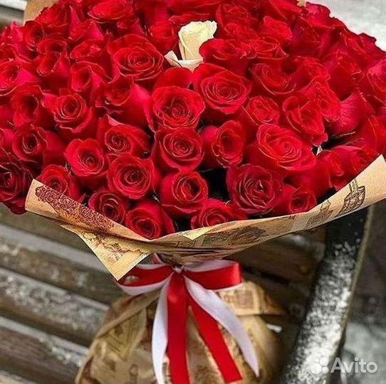 Длинные высокие розы 110 150 160 180 200 см