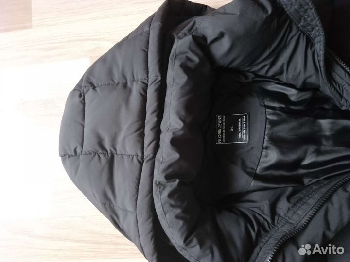 Пуховик женский зима (бомбер) Gloria jeans