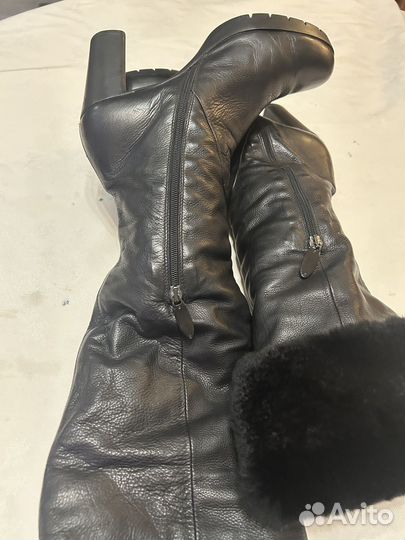 Сапоги женские натуральная кожа 39,5