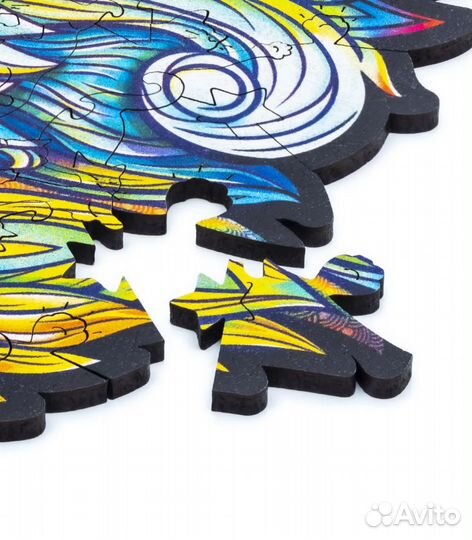 Фигурный пазл Unidragon, Выразительный Кот, размер