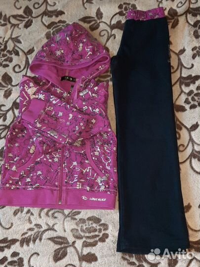 Спортивные костюмы на девочку 134-140 рост