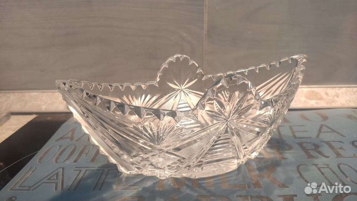 Салатница хрустальная СССР