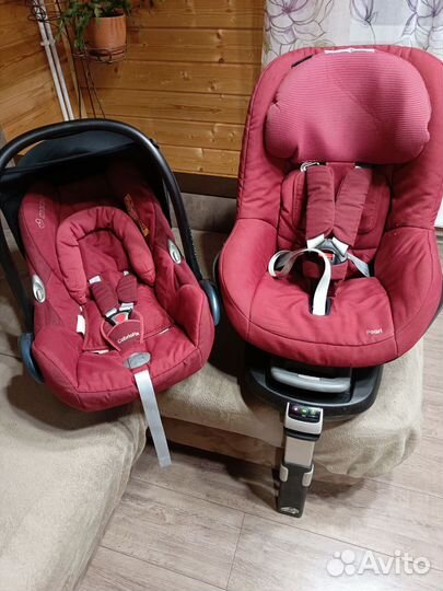 Автокресла maxi cosi с базой от 0до 4х лет