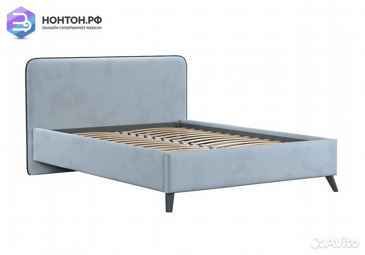 Кровать Миа светло-серая