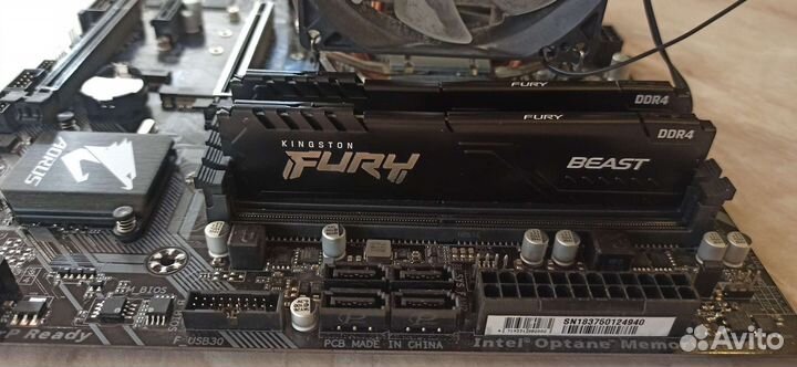 Комплект Gigabyte B360M, intel i5 9400, Kingston32