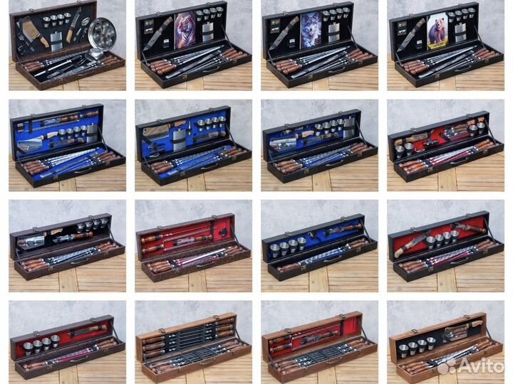 Подарочные наборы шампуров для пикника шашлыка