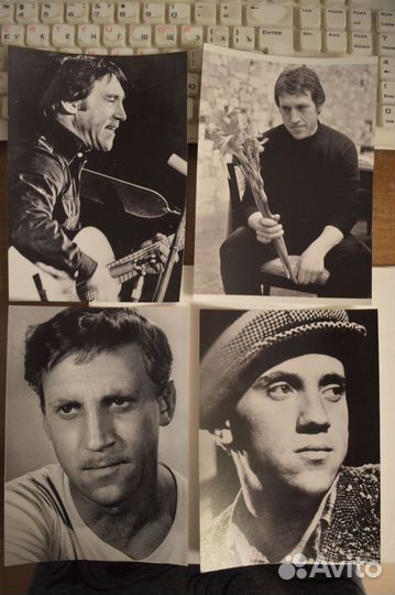 Высоцкий 4 ч/б фото 13х18 см №12