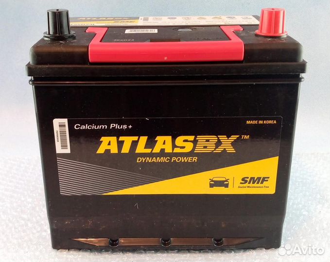 Аккумулятор новый atlas корея 65ач MF55D23L
