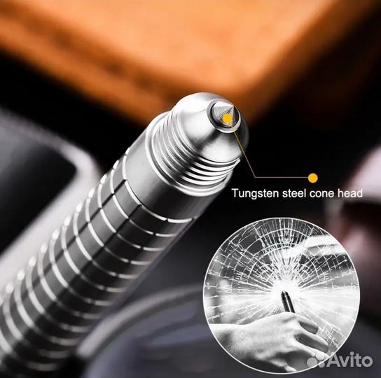 Титановая компактная ручка с стеклобоем