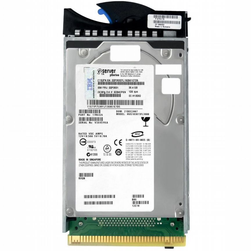 [00P3830] Жесткий Диск Ibm 36.4gb U320scsi 3.5" Hdd 00p3830