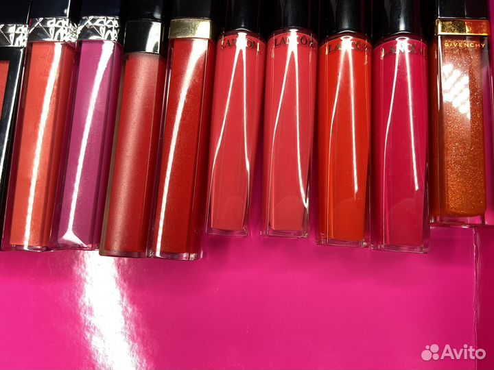 Chanel Dior Lancome Givenchy блеск для губ новые