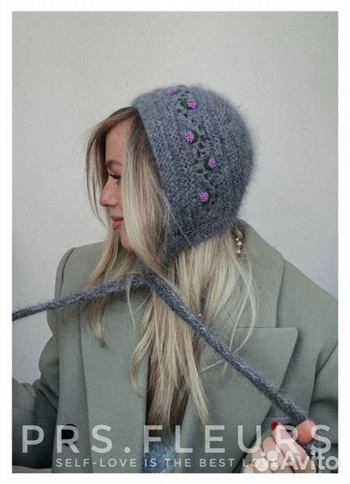 Чепчик вязаный