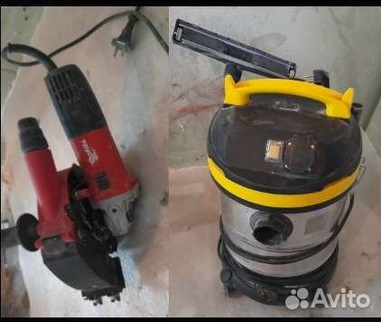 Аренда штробореза с пылесосом