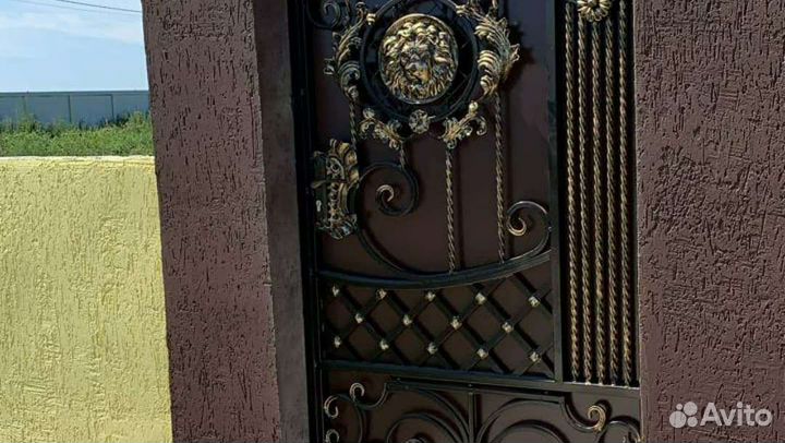 Ворота кованые откатные