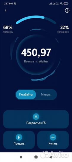 Гигабайты теле 2