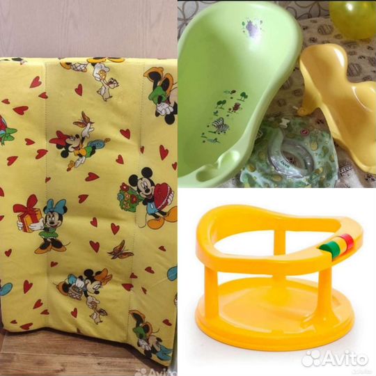 Ванночка детская + доска + сидение