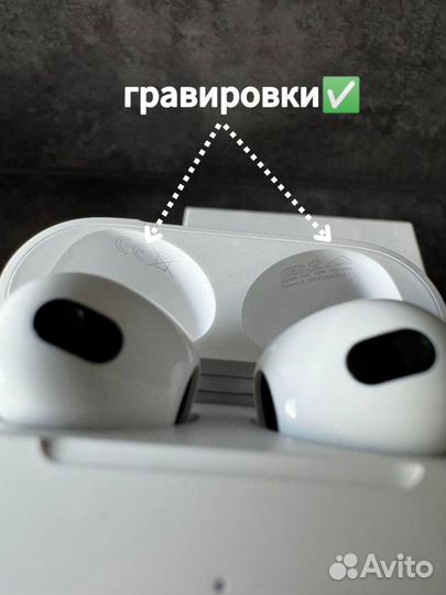 Беспроводные Наушники Airpods 3 premium чип airoha