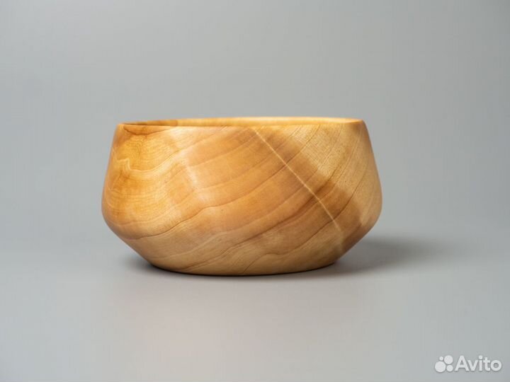 Миска, десертница. Дерево береза (Кап, сувель)