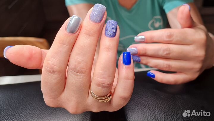 Маникюр, покрытие гель лаком, коррекция
