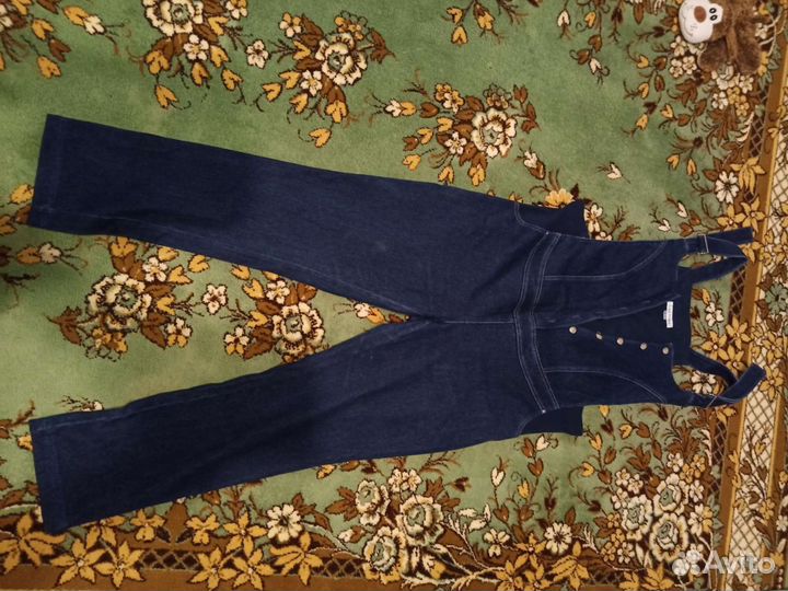 Джинсовый комбинезон для беременных