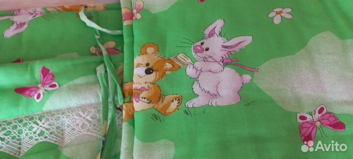 Бортики в детскую кроватку