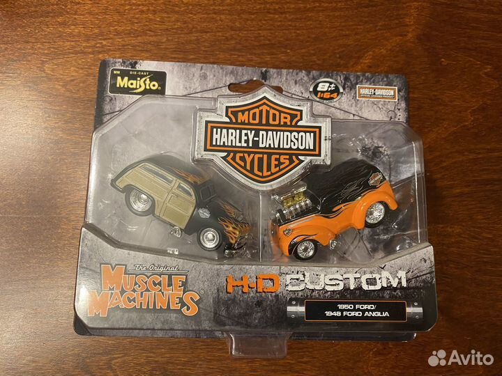 Машинки Maisto серия Muscle Machines (Harley) 1/64