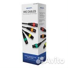 Набор из четырех микрофонных кабелей Zoom XLR-4C/C