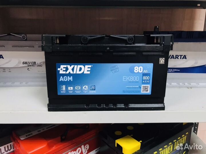 AGM Аккумулятор Exide EK800