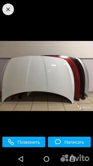 Капот на Hyundai Solaris в цвет