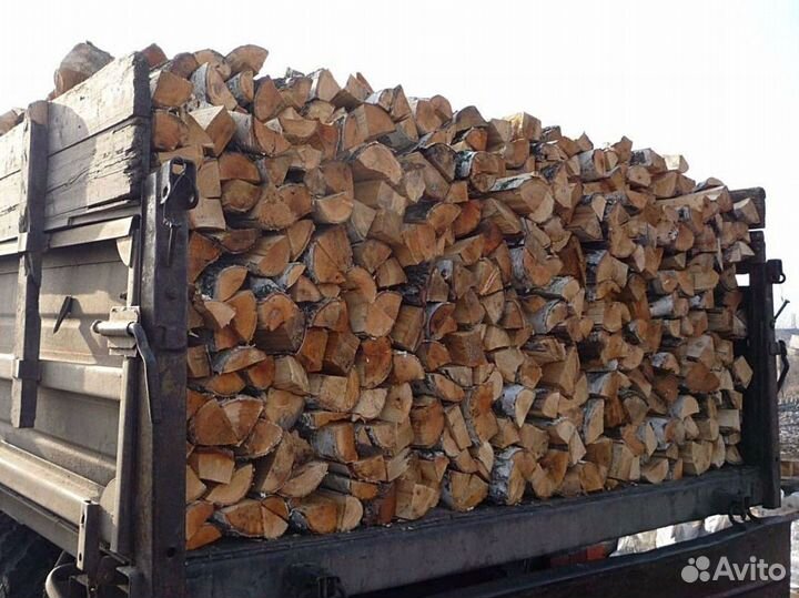 Дрова микс колотые насыпь с доставкой