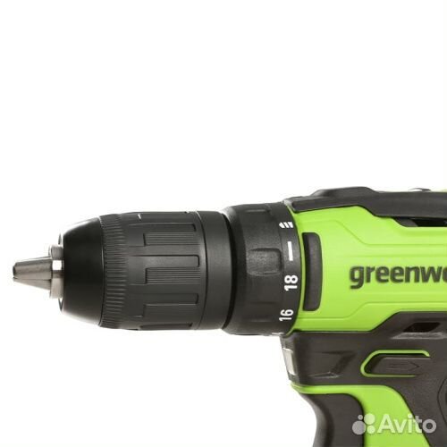 Дрель-шуруповерт Greenworks GD24DD35K2 24V 3704007