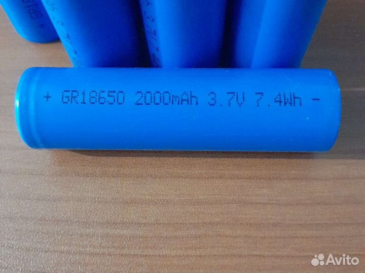 Аккумулятор 18650, 3,7в 2000mAh