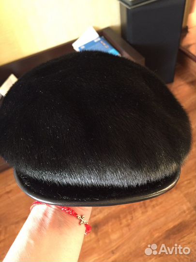 Меховая мужская кепка
