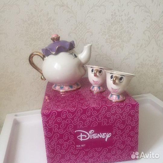 Сервиз Красавица и Чудовище (с 2 чашками)