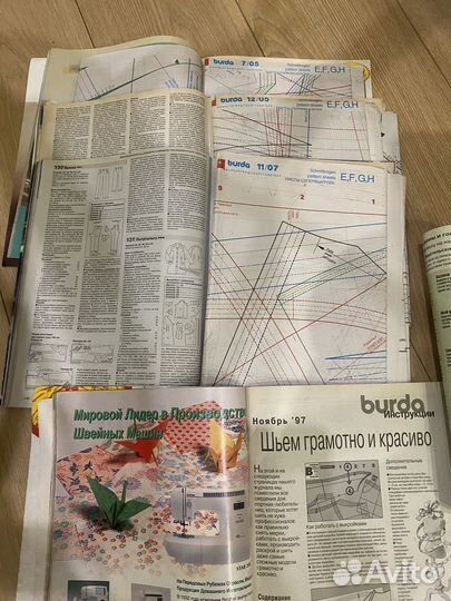 Журналы мод burda, pramo