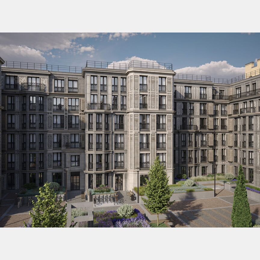 1-к. квартира, 71,6 м², 1/7 эт.