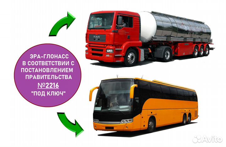 Эра-глонасс по 2216 (оборудование с установкой)